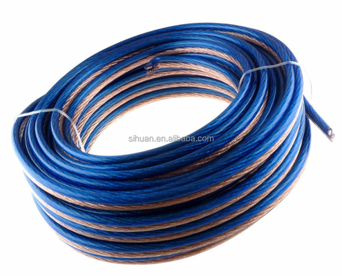 สายเสียงรถยนต์ที่ยืดหยุ่นใส สายพีวีซีโปร่งใส ชุด 14 Awg