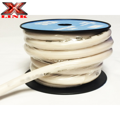 PVC Jacket 4 AWG OFC สายไฟฟ้าเสียงรถยนต์ในสีใด ๆ เต็ม US Specification CEA-2015 ตรง