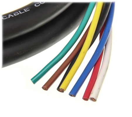 พีวีซี 7x14 Gauge Awg 100 ทองแดง สายพ่วงติดรถยนต์