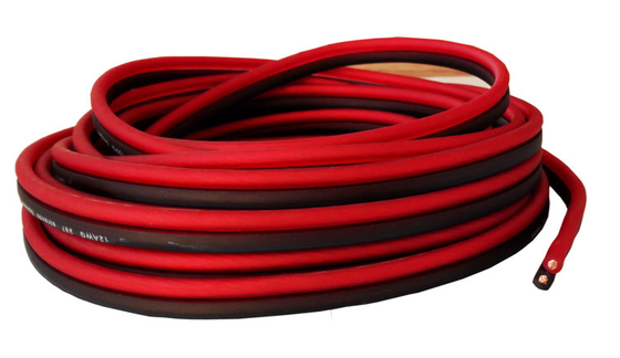 เสื้อ PVC ใส 14AWG สายเสียงยืดหยุ่น 200 ฟุต / 60.9 เมตร สําหรับเครื่องเสียงบ้านและรถ