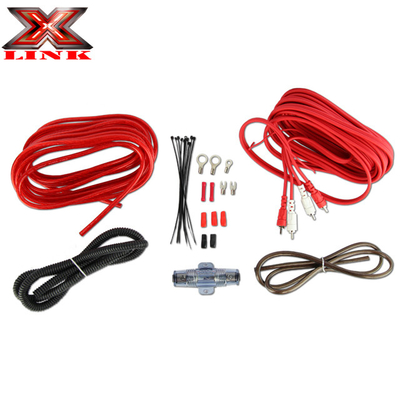 RCA สแตนดาร์ด Wire Car Audio Cable Kit และรถยนต์ แอมเปอร์ชุดสายไฟ ชาย หญิง