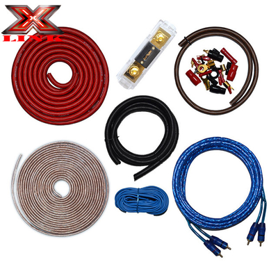 RCA สแตนดาร์ด Wire Car Audio Cable Kit และรถยนต์ แอมเปอร์ชุดสายไฟ ชาย หญิง