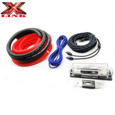 RCA สแตนดาร์ด Wire Car Audio Cable Kit และรถยนต์ แอมเปอร์ชุดสายไฟ ชาย หญิง