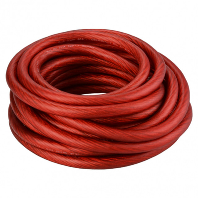 สายไฟฟ้า AWG สีน้ําเงินเรืองใสแบบยืดหยุ่น 1/0 GA สําหรับการติดตั้งเครื่องขยายเสียงรถยนต์