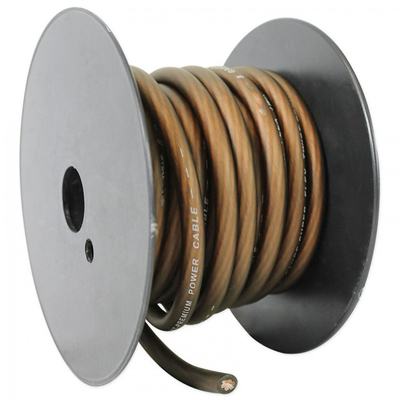1/0 ขนาดขนาดใหญ่ สายไฟฟ้าไฟฟ้าสีแดงที่มีวัสดุประกอบความละเอียด PVC และจํานวนสายนํา 1