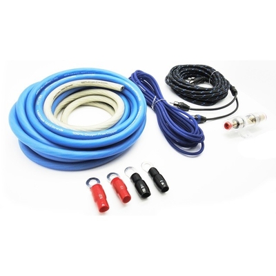 CCA/OFC 12V Standard Specification 4/8 Gauge Flexible Audio Power Amp Wiring Kit เครื่องปรับพลังเสียงแบบยืดหยุ่น