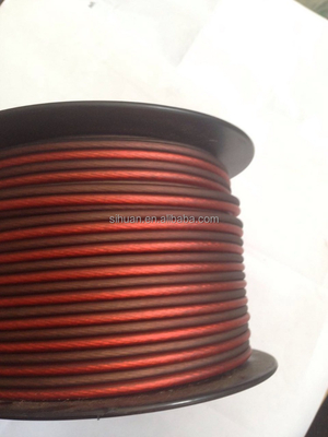 ทองแดง ภายในตัวนํา กว้างภายนอกที่กําหนดเอง ออดิโอรถยนต์ 12 Gauge Speaker สายสาย