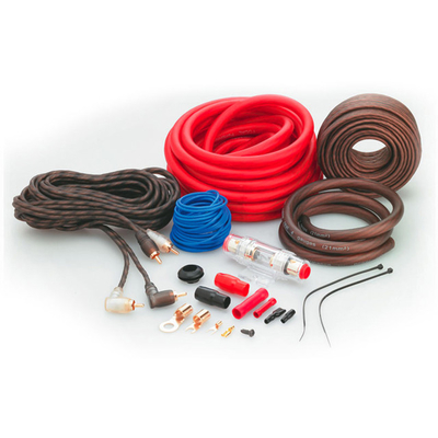 CCA/OFC 12V Standard Specification 4/8 Gauge Flexible Audio Power Amp Wiring Kit เครื่องปรับพลังเสียงแบบยืดหยุ่น