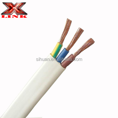 VDE 0281 สายเคเบิลทองแดงขัดขวาง วัสดุประกอบความละเอียด PVC สาย TPS Twin Earth