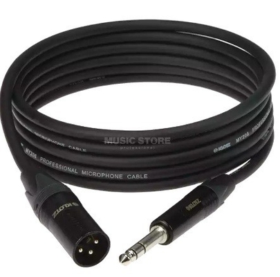 24AWG PVC Isolation XLR DMX Cable สําหรับไมโครโฟน สถานีวิทยุและระบบเสียงดัง