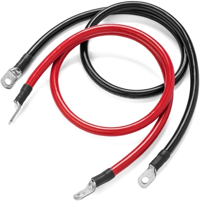 5/16'Lug เทอร์มิเนล 12 นิ้ว กระป๋อง แบตเตอรี่ทองแดง Inverter สายสําหรับรถยนต์ รถบรรทุก RV โซลาร์