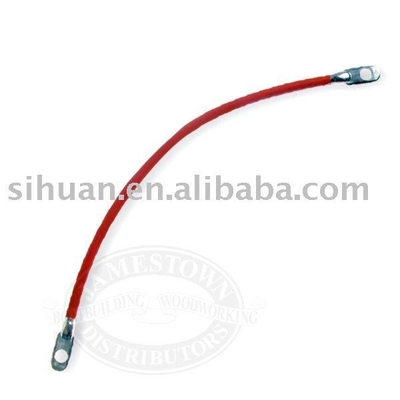5/16'Lug เทอร์มิเนล 12 นิ้ว กระป๋อง แบตเตอรี่ทองแดง Inverter สายสําหรับรถยนต์ รถบรรทุก RV โซลาร์