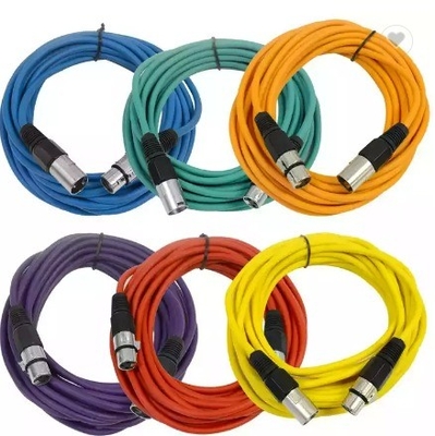 การผลิตเสียงมืออาชีพ XLR ไมโครโฟนเคเบิล DMX Bulk