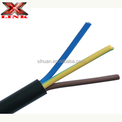 14AWG 16AWG 2.5mm 1.5mm 3 2 โคเรนด์สเตนด์แคปเปอร์เคเบิลไฟฟ้าที่มี PVC ติดกัน