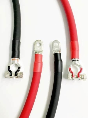 5/16'Lug เทอร์มิเนล 12 นิ้ว กระป๋อง แบตเตอรี่ทองแดง Inverter สายสําหรับรถยนต์ รถบรรทุก RV โซลาร์