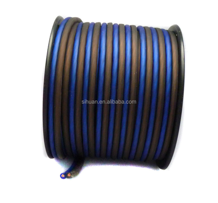 CE อนุมัติ 14 Gauge Stranded Wire Speaker Cable กับตัวนําทองแดงเปล่า รายละเอียดเส้น径ภายนอกใด ๆ