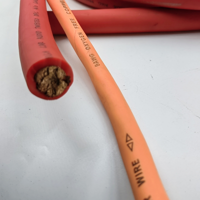 สายไฟฟ้าเสียงรถยนต์ 1/0 AWG GA Gauge เสื้อ PVC ใสยืดหยุ่นสําหรับพื้นรถ