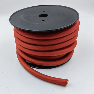 สายไฟฟ้าเสียงรถยนต์ 1/0 AWG GA Gauge เสื้อ PVC ใสยืดหยุ่นสําหรับพื้นรถ