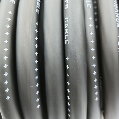 1/0 AWG ขนาดใหญ่ 4/0 GA รถเสียง OFC สายไฟฟ้า Soft Touch เสื้อ PVC นุ่ม