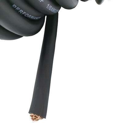1/0 AWG ขนาดใหญ่ 4/0 GA รถเสียง OFC สายไฟฟ้า Soft Touch เสื้อ PVC นุ่ม