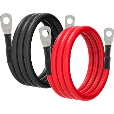 PVC Jacket Copper Car Audio Power Wire 1/0 2 4 6 AWG Gauge แบตเตอรี่เคเบิล