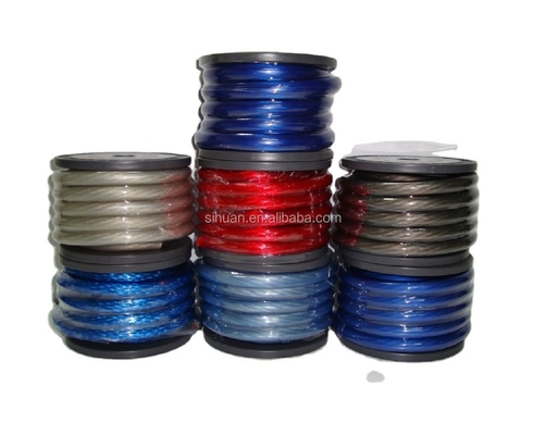 สารเสียงรถยนต์ที่สอดคล้องกับ CEA-2015 อย่างเต็มที่ 4 Gauge Power Wire PVC กันหนาว