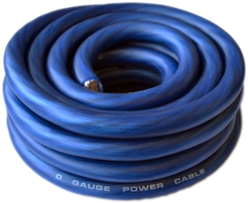 รายละเอียดสหรัฐอเมริกาเต็ม CEA-2015 ตรงกับ 4 AWG ความดันต่ํา สายไฟฟ้าสเตียโร่รถยนต์อ่อนที่มีเสื้อ PVC และ CCA / OFC คอนดิกเตอร์