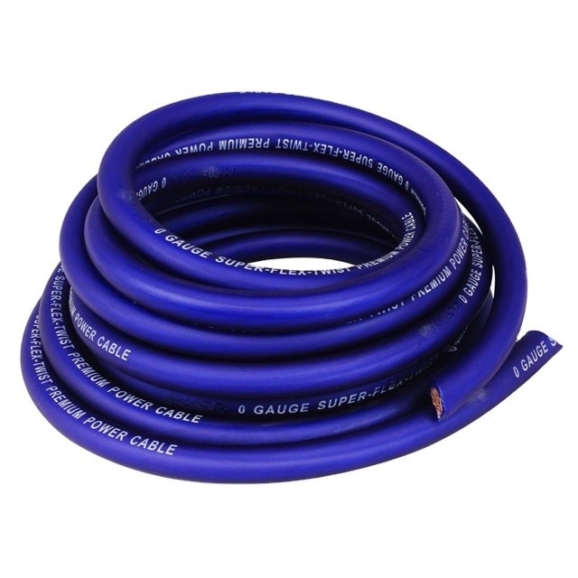 SAEJ 1128 Stinger True Gauge 1/0 AWG สายไฟฟ้าเสียงรถยนต์ OFC ที่บิดสําหรับผลงาน