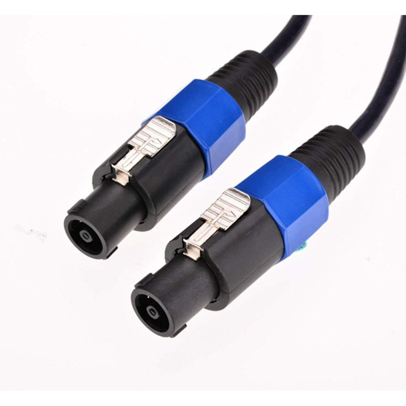 Twist Lock 2 Conductor Speaker Cable Professional ความยาว 50FT สําหรับแอพลิเคชั่นเสียง