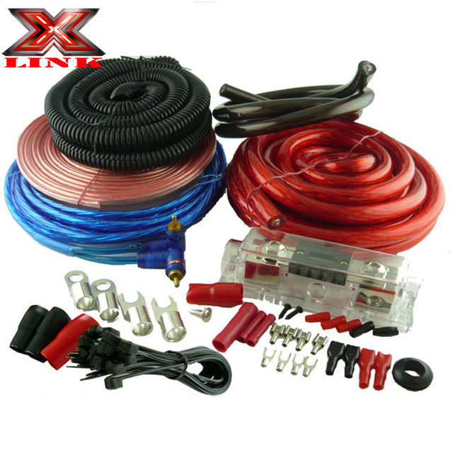 OFC Copper หรือ CCA 4GA Amplifier Wiring Kit สําหรับเสียงรถยนต์ เพิ่มประสบการณ์เสียงของคุณ