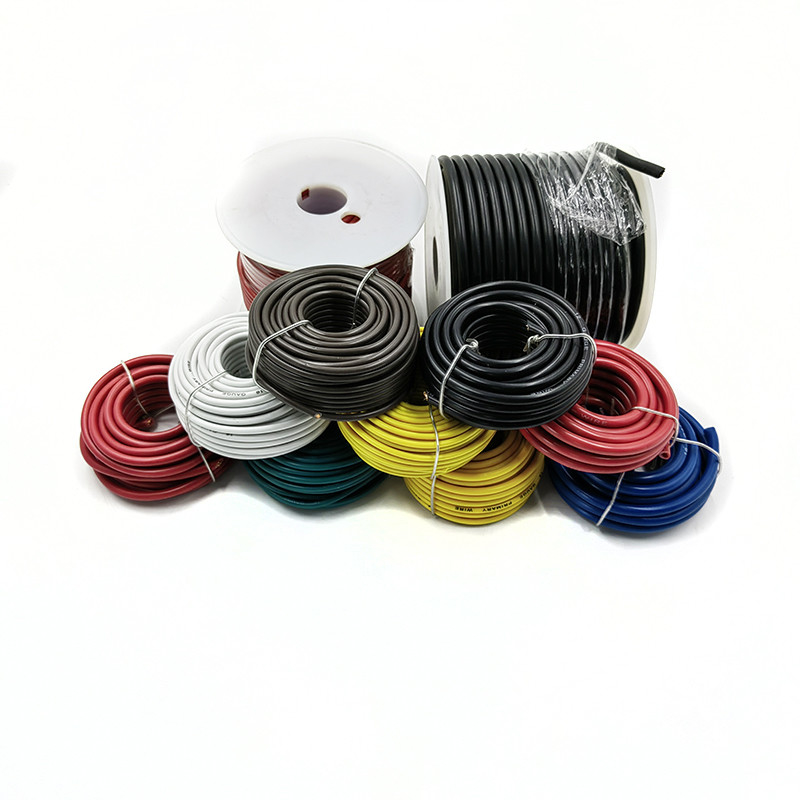 10 12 14 16 18 AWG Gauge GA สายไฟฟ้าประจํารถยนต์ สายไฟฟ้าประจํารถยนต์