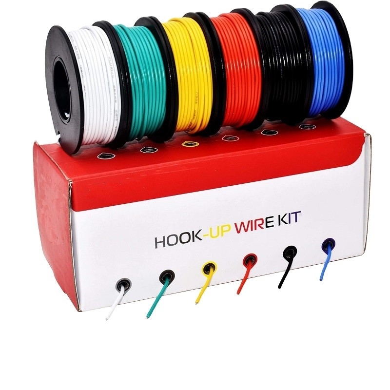 22AWG 1015 สายเชื่อมทองแดงกระป๋อง 600V สายเชื่อม EN5075-2014 UL 1007/1015 มาตรฐาน