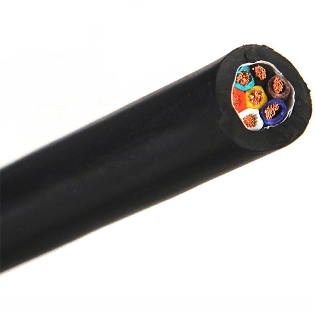 คอนดิวเตอร์ทองแดงที่ระบาย 12V 36V แม็กซ์ 14 Gauge 7 Way Extension RV Trailer Wire Cable