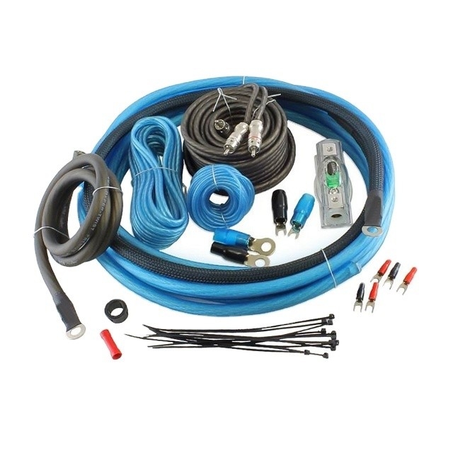 สายเสียงหญิง-หญิง และสาย 4GA RCA สําหรับชุดติดตั้งสายไฟเครื่องขยายเสียงรถยนต์