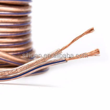 เสื้อ PVC ใส 14AWG สายเสียงยืดหยุ่น 200 ฟุต / 60.9 เมตร สําหรับเครื่องเสียงบ้านและรถ