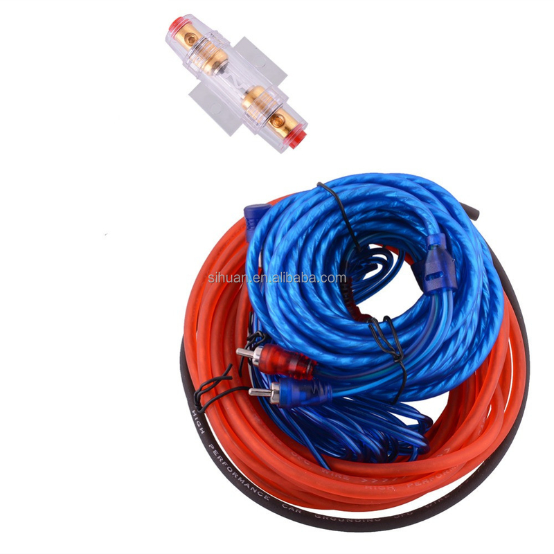 CCA 8ga Car Amplifier Power Kit สําหรับการทํางานและการติดตั้งง่าย