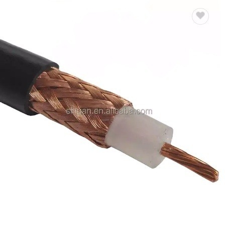 50 Ohm เสียต่ํา ทองแดงสายนํา RG213U UHF VHF VB สายวิทยุสื่อสารโคเอชชียล