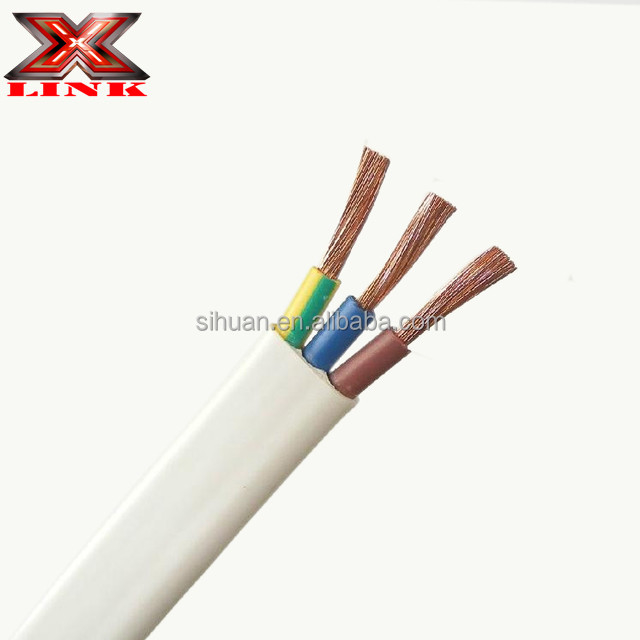 2 คอนดักเตอร์ ไฮโลไซเจนไร้สายทองแดง สาย PVC แบบยืดหยุ่นสําหรับอุปกรณ์ไฟฟ้าในบ้าน