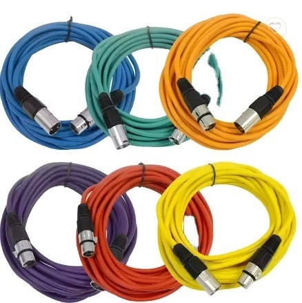 24AWG PVC Isolation XLR DMX Cable สําหรับไมโครโฟน สถานีวิทยุและระบบเสียงดัง