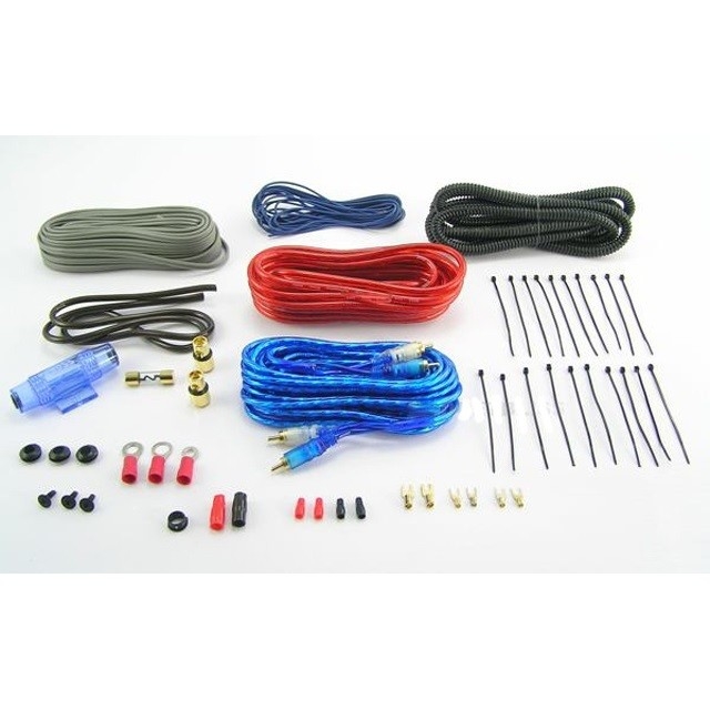 10 Gauge Car Audio Low Voltage Amplifier Wiring Kit ในสีใด ๆ