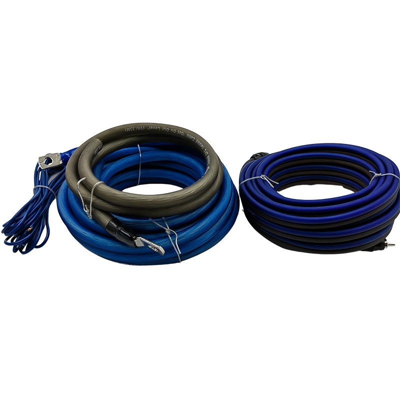 5.2m PVC Jacket High End 1/0 4 8 AWG Gauge Car Amplifier Wiring Kit สําหรับระบบเสียงรถยนต์